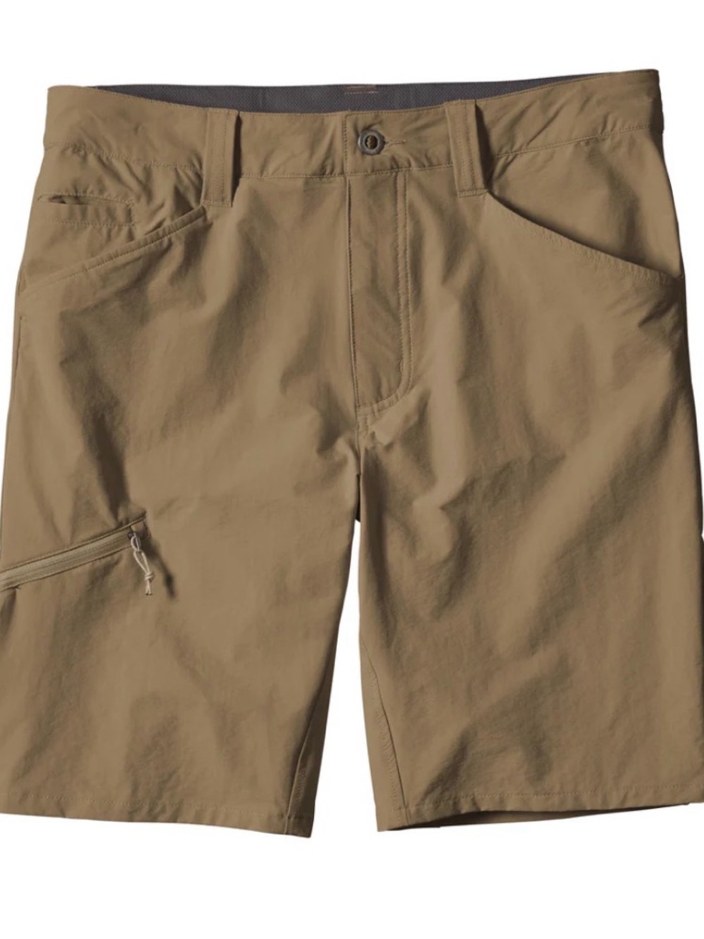 Patagonia Men's Shorts - Khaki with Gray Waistband - Picture 7 of 10